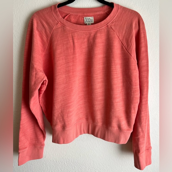 J. Crew Sweaters - J.Crew Vintage Fleece Cotton Terry Crew Neck Pullover Sweatshirt. Size M
